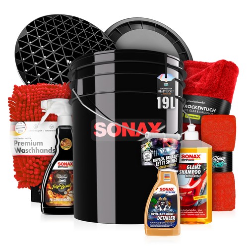 Sonax wasch set glanzshampoo - wasch,