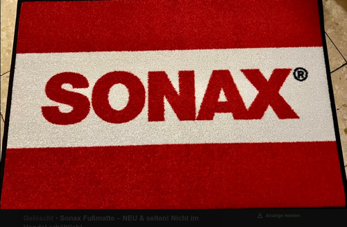 Sonax fußmatte neu - sonax, –
